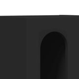 Bedside Table 2 pcs Black 40 x 35 x 50 cm Engineered Wood 891247