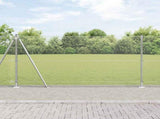 Welded Wire Fence with Concrete Base 50 x 1.2 m 3352356