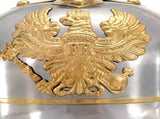 German Prussian Helmet Antique Replica LARP Silver Steel 286226