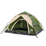Camping Tent Dome 5-Person Green Quick Release 4004185