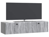 Wall-Mounted TV Cabinet 98 x 31 x 30 cm Grey Sonoma 899241