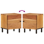 Bedside Cabinets 2 pcs 40x33x46 cm Solid Wood Acacia 356852