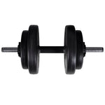 ZNTS Barbell Squat Rack with Barbell and Dumbbell Set 60.5 kg 275349