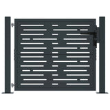 Garden Gate Anthracite 100x100 cm Steel Square Design 153191