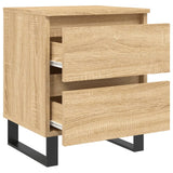 Bedside Cabinet Sonoma Oak 40x35x50 cm Engineered Wood 826898