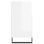 Sideboards 2 pcs High Gloss White Engineered Wood 3190135