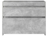 Bathroom Under Sink Cabinet Concrete Grey 78.5 x 37.5 x 81 cm 890739