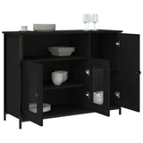 Sideboard Black 100x35x75 cm Engineered Wood 835509