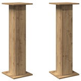 Speaker Stands 2 pcs Artisian Oak 30x30x95 cm Engineered Wood 852680