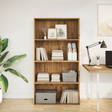 Bookcase Artisian Oak 80x30x152 cm Engineered Wood 857948