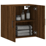Wall Cabinet Brown Oak 60x31x60 cm Engineered Wood 829979