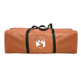 ZNTS Toilet Tent Grey and Orange Waterproof 94426