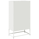 ZNTS Highboard White 68x39x123 cm Steel 853361