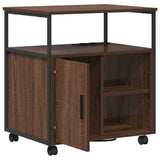 Cabinet with Charging Station Brown Oak 61 x 46 x 67 cm 859834
