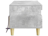 LED TV Cabinet Concrete Grey Engineered Wood 897208