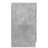 Bedside Cabinet Concrete grey 38 x 38 x 66 cm Engineered wood 883377