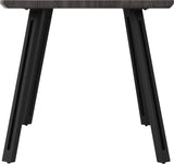 ZNTS Quebec Wave Edge Dining Table 400-403-060