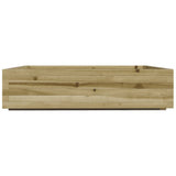 Garden Planter 100x100x26.5 cm Impregnated Wood Pine 847322