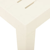 Garden Table White 79x65x72 cm Plastic 315842