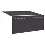 Retractable Awning Anthracite 300 x 200 cm Fabric 3329513