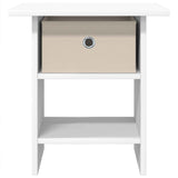 Bedside Table 2 pcs White 41 x 40 x 45 cm Engineered Wood 8000437