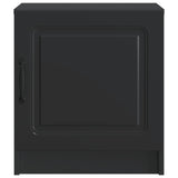 Bedside Cabinet Black 43 x 34.5 x 47 cm Engineered Wood 895717