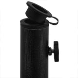 Umbrella Base Black 48x48x33 cm Cast Iron 317749