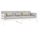 Day Bed without Mattress White Solid Wood Pine 80x200 cm 820363