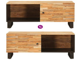 Coffee Table Brown 80 x 50 x 40 cm Solid Mango Wood 4018300