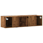 ZNTS Wall Mounted TV Cabinet Old Wood 120x30x30 cm Engineered Wood 856020