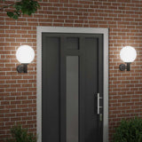 Outdoor Wall Light 2 pcs Black 28 x 25 x 38 cm 4005948