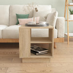 Coffee Table Sonoma Oak 40x40x43 cm Engineered Wood 810301