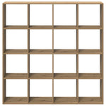 Book Cabinet Artisian Oak 102x29x143 cm Engineered Wood 3310297