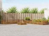 Outdoor Sofa Set 9 pcs Natural Solid Acacia Wood 3373224
