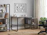 Desk with Storage Grey Sonoma 100 x 50 x 75 cm 8007993
