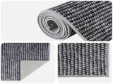 Rug Anthracite 80 x 400 cm 100% Polyester 3 mm Washable 42041687