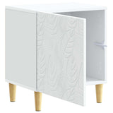 Bedside Table White 43 x 34.5 x 50 cm Engineered Wood 895025