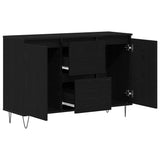 Sideboard Black Oak 101.5 x 35 x 70 cm Engineered Wood 862934