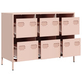 Sideboard Pink 101.5x39x73.5 cm Cold-rolled Steel 851263
