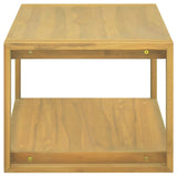 Wall-mounted Bathroom Cabinet 90x45x35 cm Solid Wood Teak 338235