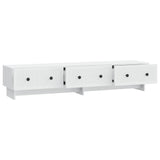 TV Cabinet with Drawer White 147 x 34.5 x 30 cm Engineered Wood 894015