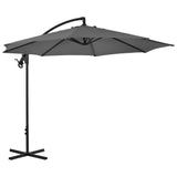 Cantilever Garden Parasol Anthracite Polyester, Steel 44875