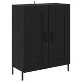 Highboard Black Oak 69.5 x 34 x 180 cm Engineered Wood 3416214