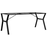 Dining Table Legs Y-Frame 180x80x73 cm Steel 357937