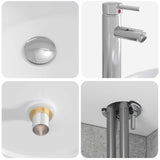 Bathroom Furniture Set 2 pcs Concrete Grey Engineered Wood 3404097