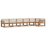 Outdoor Sofa Set 6 pcs Natural Solid Acacia Wood 3367647