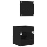 Bathroom Cabinet Black Oak 41 x 38.5 x 45 cm Engineered Wood 875702