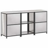 Kitchen Storage Set HATTEM 3 pcs Silver Stainless Steel 3392698