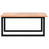 Basin Shelf Wall Mounted Steel and Solid Wood Oak 3302641