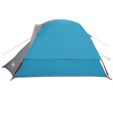 Camping Tent Cabin 4-Person Blue Waterproof 4009559